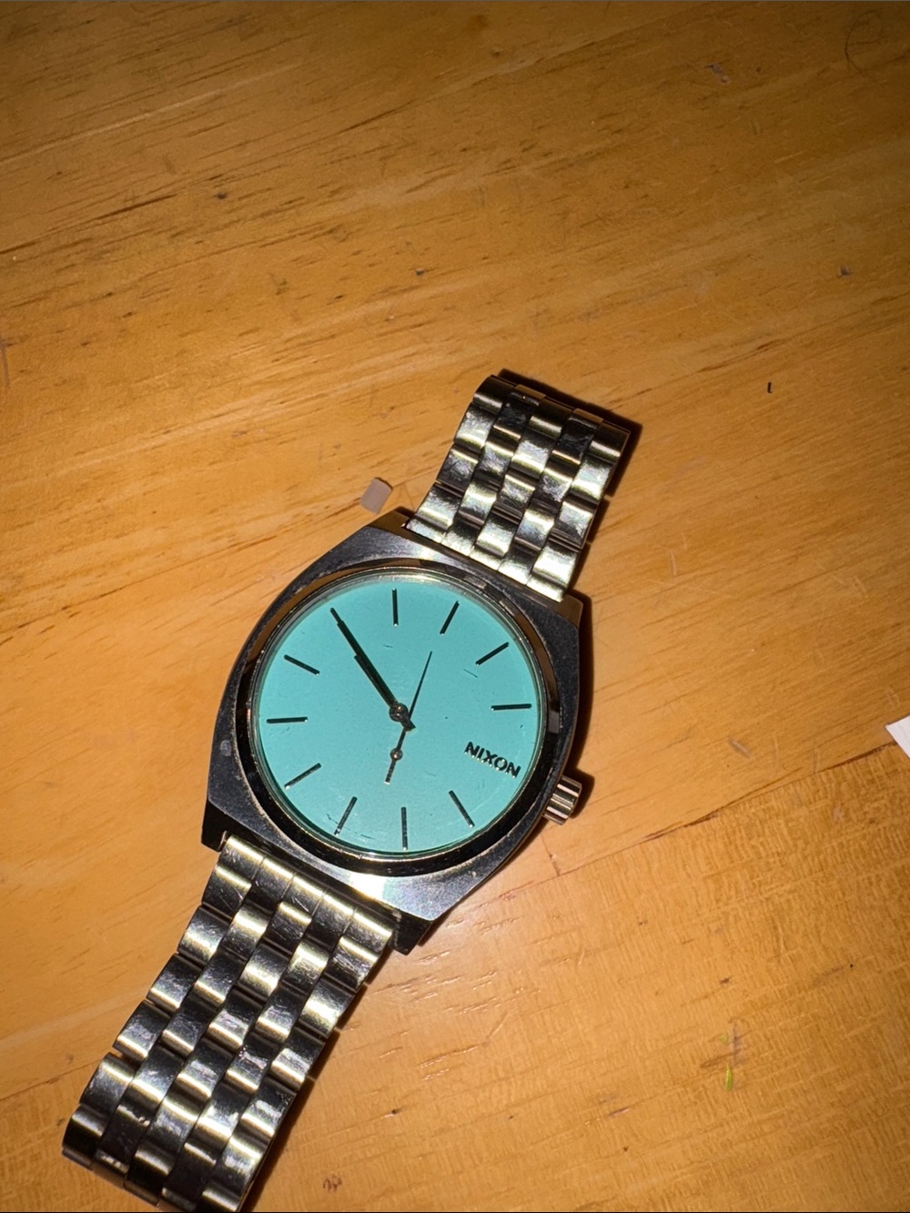 Nixon Stainless Steel Watch with Turquoise Dial - Picture 6 of 6